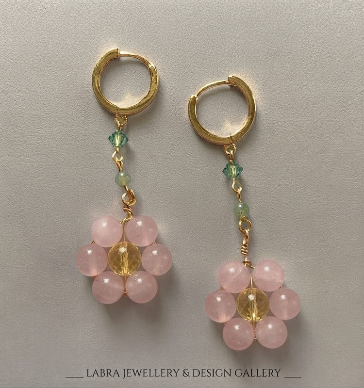 گوشواره مینیمال دخترونه گل